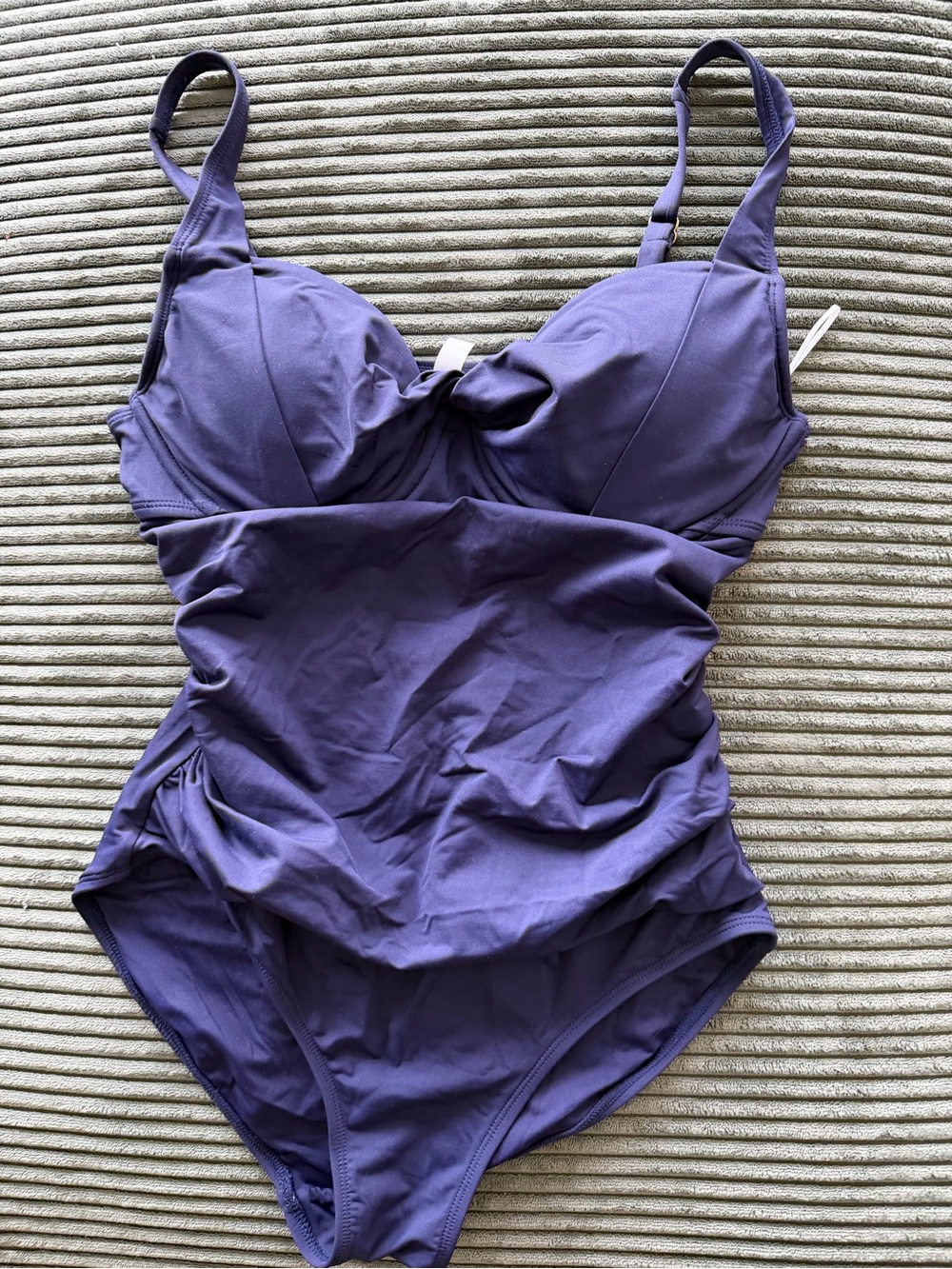 Anne Cole Purple One-Piece Swimsuit